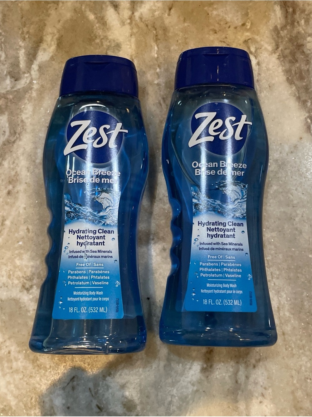 zestt Ocean Breeze Hydrating Body Wash - Blue